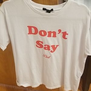 "Dont say Diet"